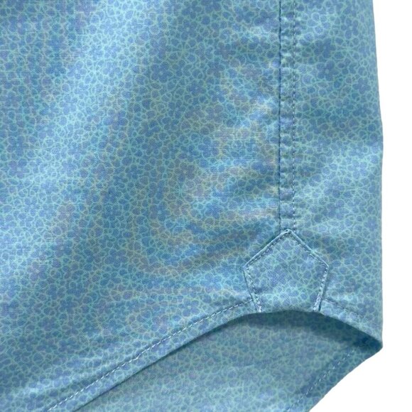 BONOBOS STRETCH Mens Casual Shirt Blue Cotton Size 16/34 - Picture 7 of 8